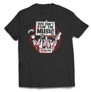 2020 Radio Festival Unisex Tee - 'You Can't Stop the Music'